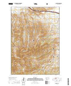 Lima Peaks 2020 topographic map thumbnail