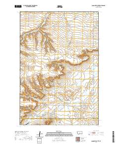 Locomotive Butte 2020 topographic map thumbnail