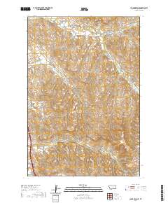 Lodge Grass NE 2020 topographic map thumbnail