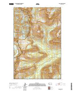 Logan Pass 2020 topographic map thumbnail