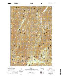 Lolo Hot Springs 2020 topographic map thumbnail