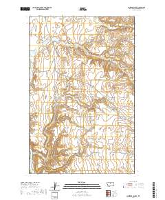 Lonetree Coulee 2020 topographic map thumbnail