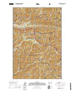 Lookout Pass 2020 topographic map thumbnail