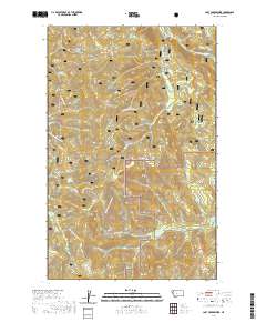 Lost Creek Divide 2020 topographic map thumbnail