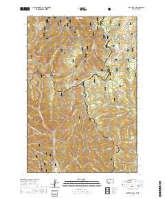 Lost Trail Pass 2020 topographic map thumbnail