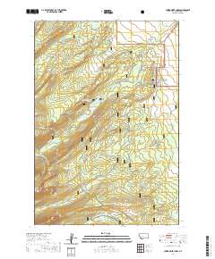 Lower Miner Lakes 2020 topographic map thumbnail
