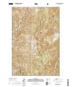 MacDonald Pass 2020 topographic map thumbnail