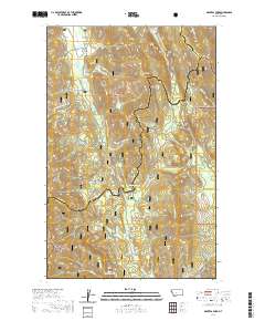 Mantrap Fork 2020 topographic map thumbnail