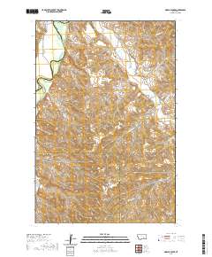 Marsh Coulee 2020 topographic map thumbnail