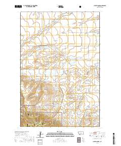 Martin Coulee 2020 topographic map thumbnail