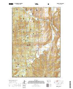 Maukey Gulch 2020 topographic map thumbnail