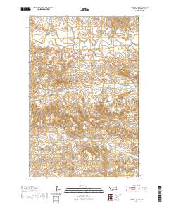 Maxwell Coulee 2020 topographic map thumbnail