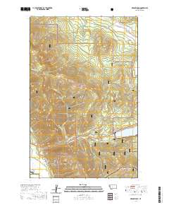 Meadow Peak 2020 topographic map thumbnail