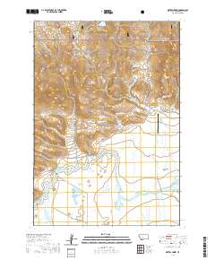 Metzel Creek 2020 topographic map thumbnail