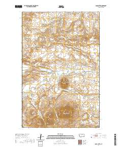 Miles Butte 2020 topographic map thumbnail