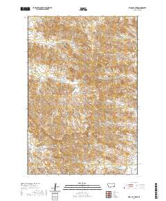 Miles City Creek 2020 topographic map thumbnail