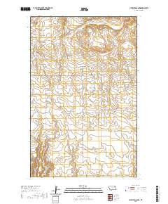 Milk River Coulee 2020 topographic map thumbnail