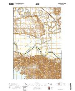 Milk River Hills 2020 topographic map thumbnail