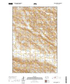Miller Coulee East 2020 topographic map thumbnail