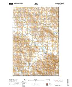Miller Coulee West 2020 topographic map thumbnail