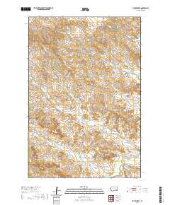 Miller Creek 2020 topographic map thumbnail