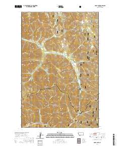 Miller Lake 2020 topographic map thumbnail