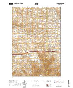 Milligan Canyon 2020 topographic map thumbnail