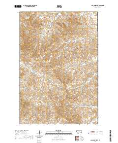 Mills Creek West 2020 topographic map thumbnail
