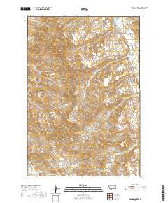 Mission Coulee 2020 topographic map thumbnail