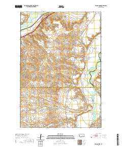Mission Creek 2020 topographic map thumbnail