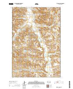 Mitchell Coulee 2020 topographic map thumbnail