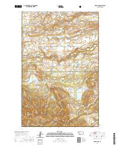 Mitten Lake 2020 topographic map thumbnail