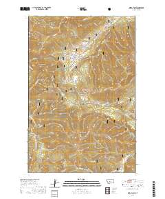 Mixes Baldy 2020 topographic map thumbnail