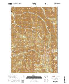 Monitor Peak 2020 topographic map thumbnail