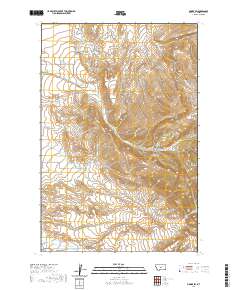 Moore SW 2020 topographic map thumbnail