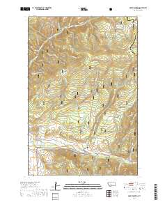 Moose Mountain 2020 topographic map thumbnail