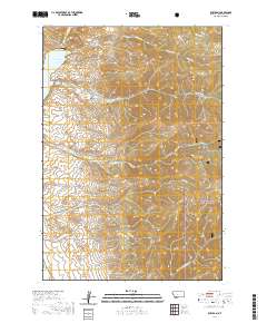 Ruby Dam 2020 topographic map thumbnail