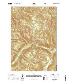 Shaw Mountain 2020 topographic map thumbnail