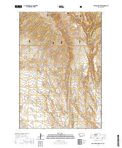 Red Pryor Mountain 2020 topographic map thumbnail