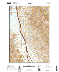 Red Rock 2020 topographic map thumbnail