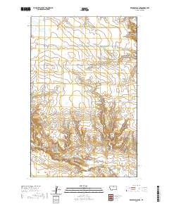 Reservoir Coulee 2020 topographic map thumbnail