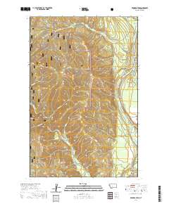 Richards Peak 2020 topographic map thumbnail