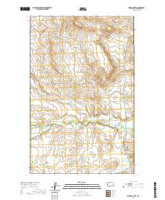 Rimrock Butte 2020 topographic map thumbnail