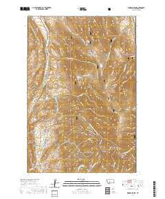 Rimrock Divide 2020 topographic map thumbnail