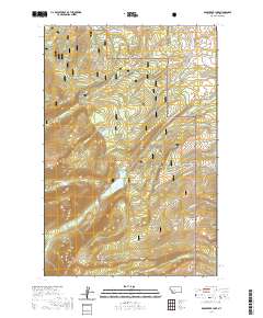 Rock Creek Lake 2020 topographic map thumbnail