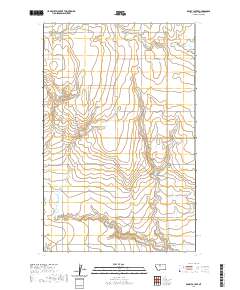 Rocky Coulee 2020 topographic map thumbnail