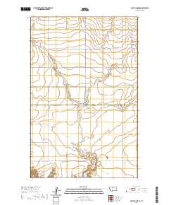 Rocky Coulee SE 2020 topographic map thumbnail