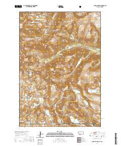 Silver Run Peak 2020 topographic map thumbnail