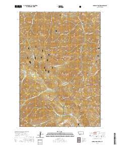 Sliderock Mountain 2020 topographic map thumbnail