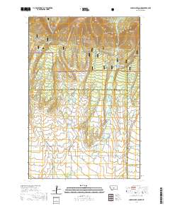 Snow Saucer Coulee 2020 topographic map thumbnail